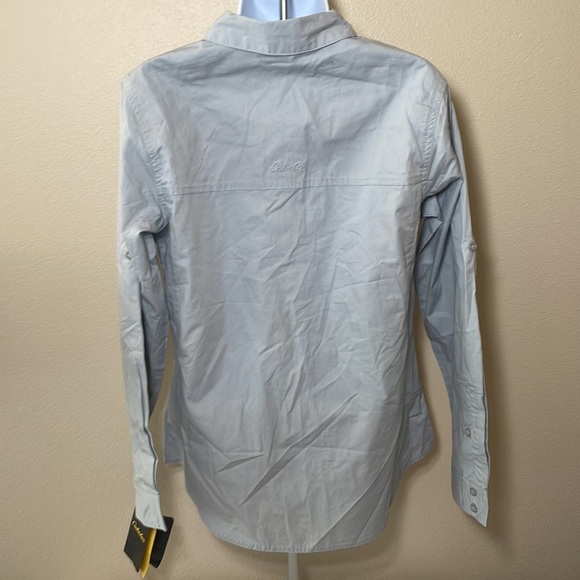 Nwt Cabela’s Outfither Shooting Shirt Size Blue - Picture 5 of 12